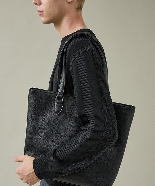 ABAHOUSE / アバハウス トートバッグ | 【WEB別注】シボレザー トートバッグ スマートサイズ / 13インチPC対応 | 詳細6