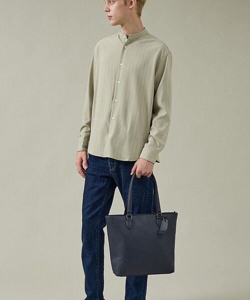 ABAHOUSE / アバハウス トートバッグ | 【WEB別注】シボレザー トートバッグ スマートサイズ / 13インチPC対応 | 詳細16