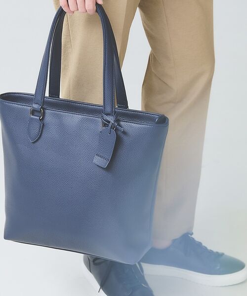 ABAHOUSE / アバハウス トートバッグ | 【WEB別注】シボレザー トートバッグ スマートサイズ / 13インチPC対応 | 詳細17