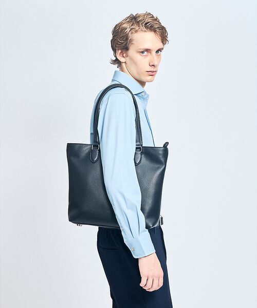 ABAHOUSE / アバハウス トートバッグ | 【WEB別注】シボレザー トートバッグ スマートサイズ / 13インチPC対応 | 詳細22