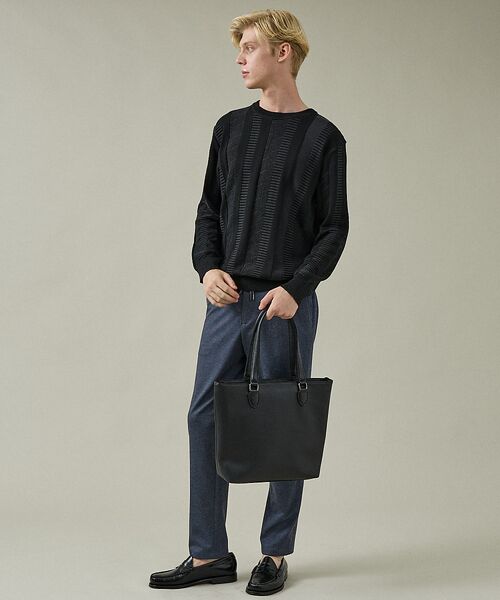 ABAHOUSE / アバハウス トートバッグ | 【WEB別注】シボレザー トートバッグ スマートサイズ / 13インチPC対応 | 詳細24