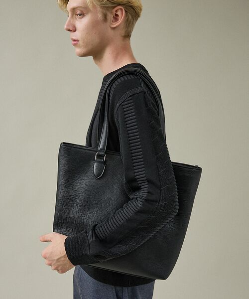 ABAHOUSE / アバハウス トートバッグ | 【WEB別注】シボレザー トートバッグ スマートサイズ / 13インチPC対応 | 詳細26