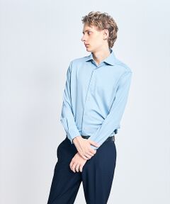 ABAHOUSE / アバハウス シャツ・ブラウス | 【接触冷感】アイスピケ ストレッチ 長袖シャツ / FLEX SHIRTS