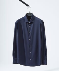 ABAHOUSE / アバハウス シャツ・ブラウス | 【接触冷感】アイスピケ ストレッチ 長袖シャツ / FLEX SHIRTS