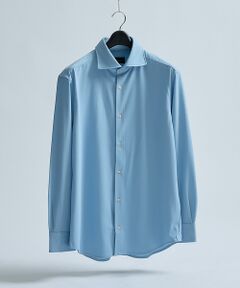 ABAHOUSE / アバハウス シャツ・ブラウス | 【接触冷感】アイスピケ ストレッチ 長袖シャツ / FLEX SHIRTS