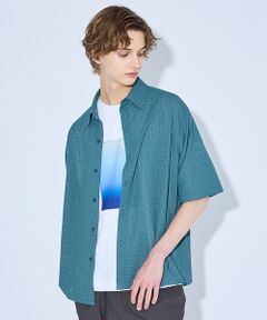 ABAHOUSE / アバハウス シャツ・ブラウス | メッシュジャガード　シアーシャツ / オーバーサイズ