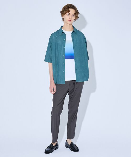 ABAHOUSE / アバハウス シャツ・ブラウス | メッシュジャガード　シアーシャツ / オーバーサイズ | 詳細4