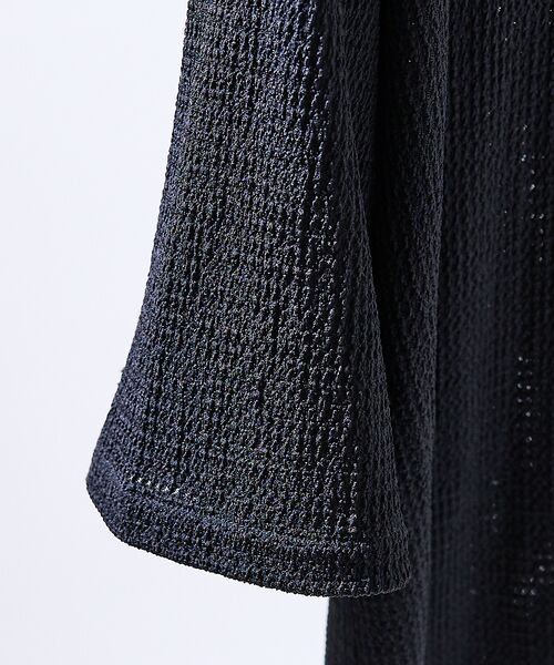 ABAHOUSE / アバハウス シャツ・ブラウス | メッシュジャガード　シアーシャツ / オーバーサイズ | 詳細12