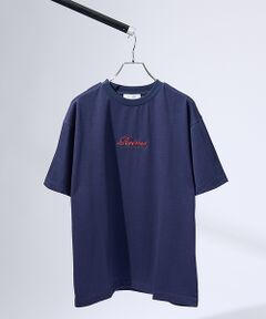 レタリングステッチ刺繍　半袖Tシャツ レタリングステッチ刺繍 半袖Tシャツ （Tシャツ）｜ABAHOUSE