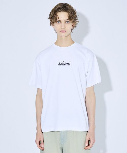 ABAHOUSE / アバハウス Tシャツ | レタリングステッチ刺繍　半袖Tシャツ | 詳細2