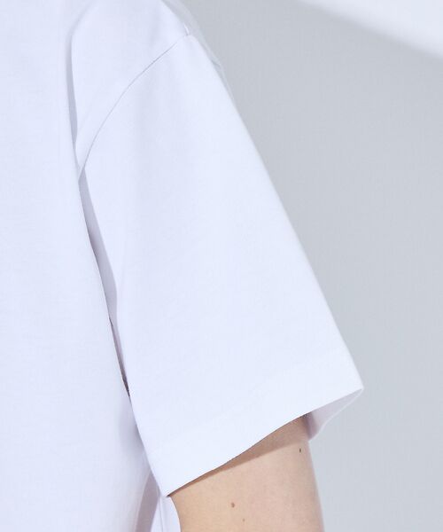 ABAHOUSE / アバハウス Tシャツ | レタリングステッチ刺繍　半袖Tシャツ | 詳細6