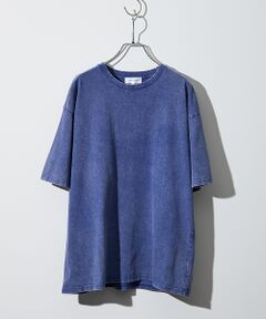 ABAHOUSE / アバハウス Tシャツ | 【ピグメント加工】クルーネック半袖Ｔシャツ