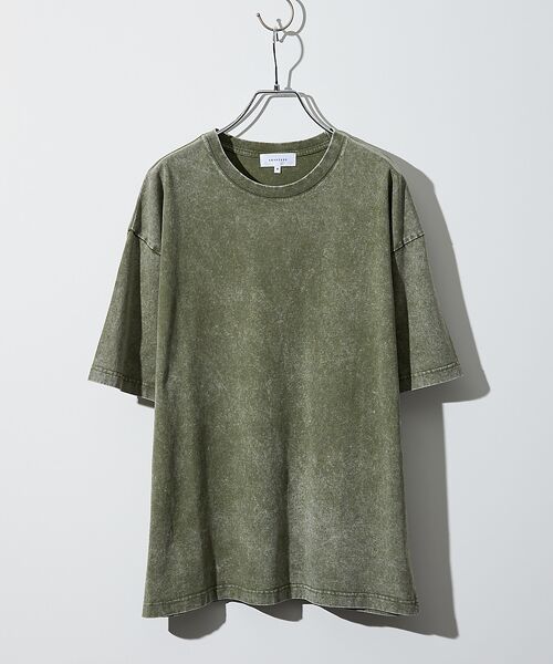 ABAHOUSE / アバハウス Tシャツ | 【ピグメント加工】クルーネック半袖Tシャツ | 詳細5
