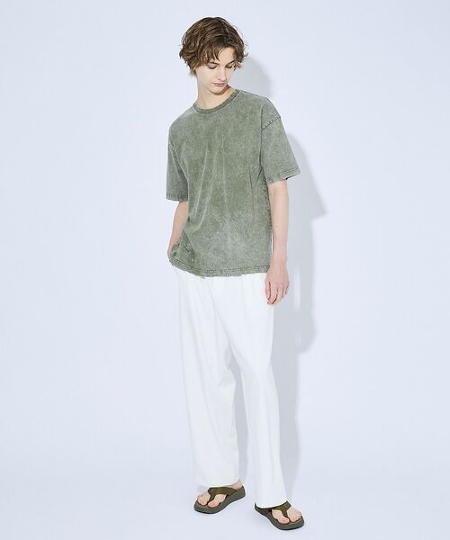 ABAHOUSE / アバハウス Tシャツ | 【ピグメント加工】クルーネック半袖Tシャツ | 詳細6
