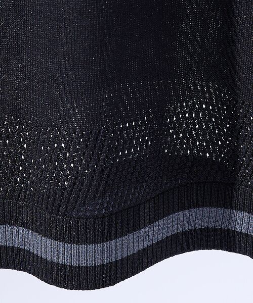 ABAHOUSE / アバハウス Tシャツ | メッシュニット シアーTシャツ/ サマーニット | 詳細16