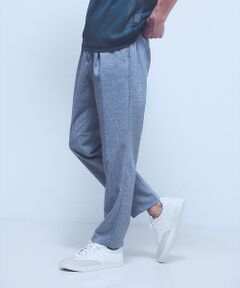 ABAHOUSE / アバハウス パンツ | ウールフェイス＆ドライタッチ  1プリーツ イージーパンツ / スリムテーパード