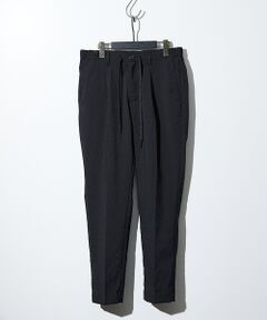 ABAHOUSE / アバハウス パンツ | ウールフェイス＆ドライタッチ  1プリーツ イージーパンツ / スリムテーパード
