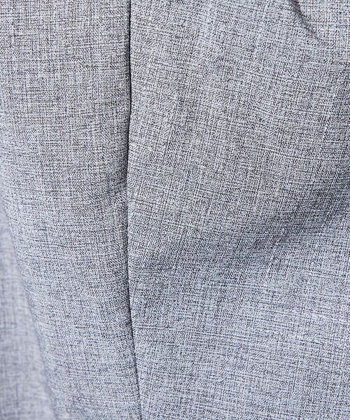 ABAHOUSE / アバハウス パンツ | ウールフェイス&ドライタッチ 1プリーツ イージーパンツ / スリムテーパード | 詳細2