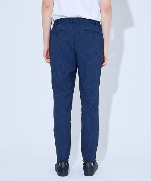 ABAHOUSE / アバハウス パンツ | ウールフェイス&ドライタッチ 1プリーツ イージーパンツ / スリムテーパード | 詳細8