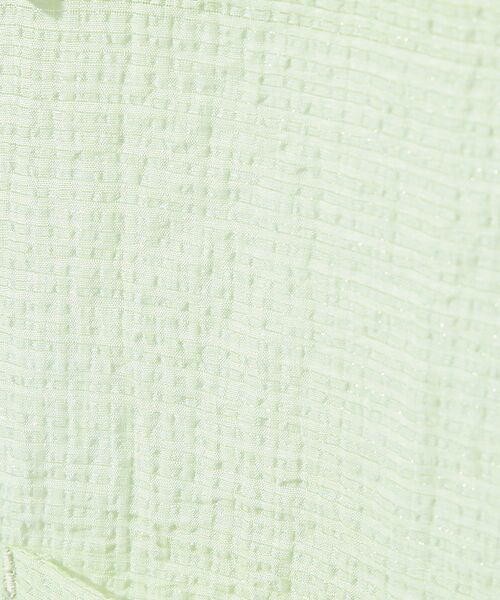 ABAHOUSE / アバハウス シャツ・ブラウス | スーパーシアー ラメドビー 半袖シャツ / オーバーサイズ | 詳細11