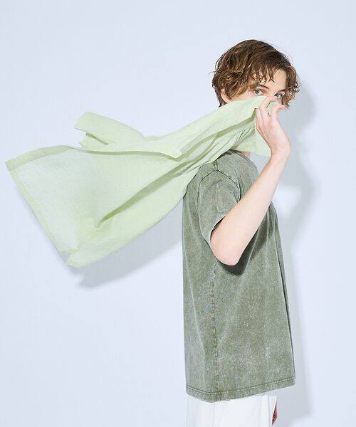 ABAHOUSE / アバハウス シャツ・ブラウス | スーパーシアー ラメドビー 半袖シャツ / オーバーサイズ | 詳細13