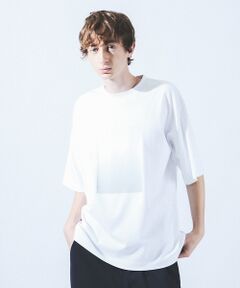 ABAHOUSE / アバハウス Tシャツ | グラデーション グラフィック プリントTシャツ/オーバーサイズ