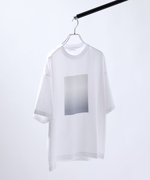 ABAHOUSE / アバハウス Tシャツ | グラデーション グラフィック プリントTシャツ/オーバーサイズ | 詳細4