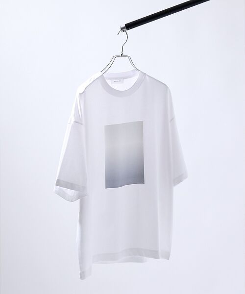 ABAHOUSE / アバハウス Tシャツ | グラデーション グラフィック プリントTシャツ/オーバーサイズ | 詳細6