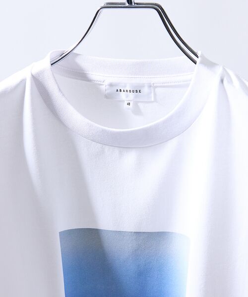 ABAHOUSE / アバハウス Tシャツ | グラデーション グラフィック プリントTシャツ/オーバーサイズ | 詳細8