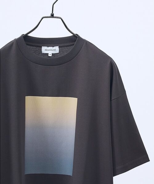 ABAHOUSE / アバハウス Tシャツ | グラデーション グラフィック プリントTシャツ/オーバーサイズ | 詳細25