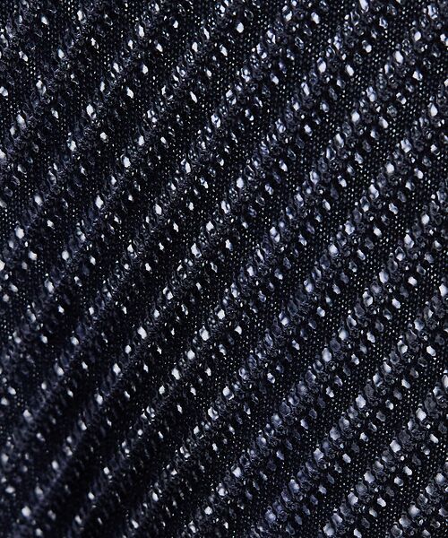 ABAHOUSE / アバハウス カーディガン・ボレロ | 【透かし編み】バイアス メッシュニットポロ  / ニットシャツ | 詳細15