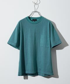 ABAHOUSE / アバハウス Tシャツ | 【シャンブレー加工】ポケットＴシャツ / 製品染めＴシャツ