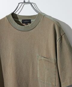 ABAHOUSE / アバハウス Tシャツ | 【シャンブレー加工】ポケットＴシャツ / 製品染めＴシャツ