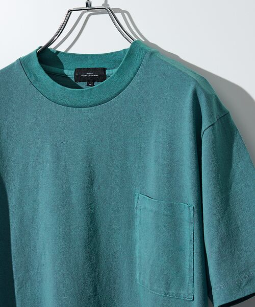 ABAHOUSE / アバハウス Tシャツ | 【シャンブレー加工】ポケットＴシャツ / 製品染めＴシャツ | 詳細4