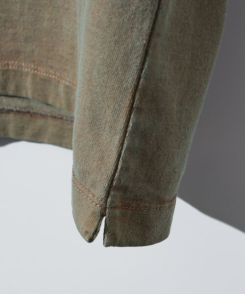 ABAHOUSE / アバハウス Tシャツ | 【シャンブレー加工】ポケットＴシャツ / 製品染めＴシャツ | 詳細8
