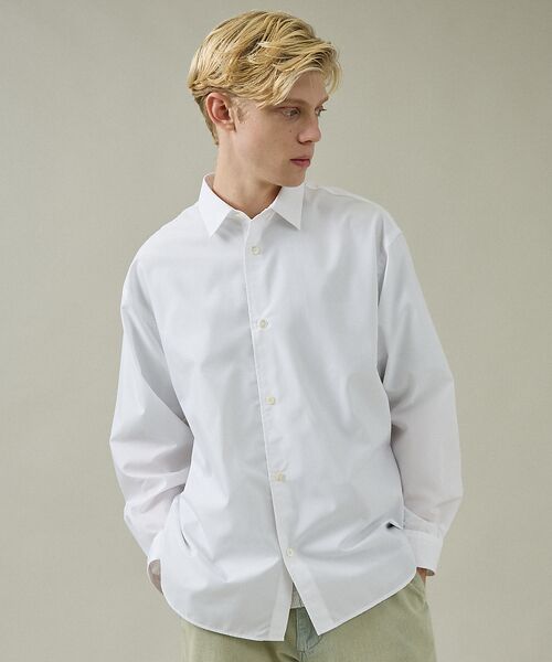 ABAHOUSE / アバハウス シャツ・ブラウス | オーバーサイズ レギュラーカラーシャツ / イージーケア | 詳細2
