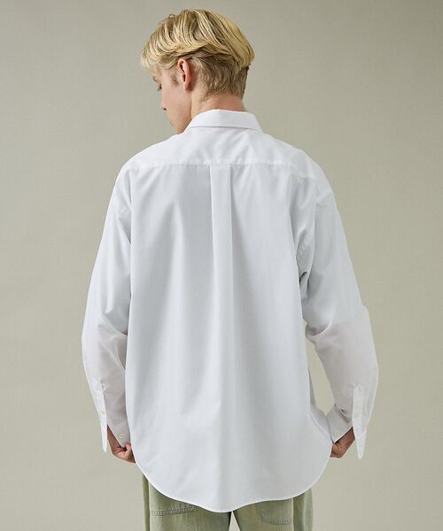 ABAHOUSE / アバハウス シャツ・ブラウス | オーバーサイズ レギュラーカラーシャツ / イージーケア | 詳細3