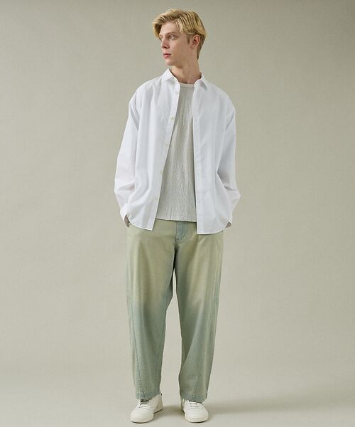 ABAHOUSE / アバハウス シャツ・ブラウス | オーバーサイズ レギュラーカラーシャツ / イージーケア | 詳細5