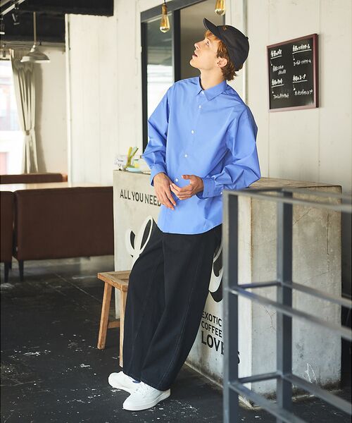 ABAHOUSE / アバハウス シャツ・ブラウス | オーバーサイズ レギュラーカラーシャツ / イージーケア | 詳細7