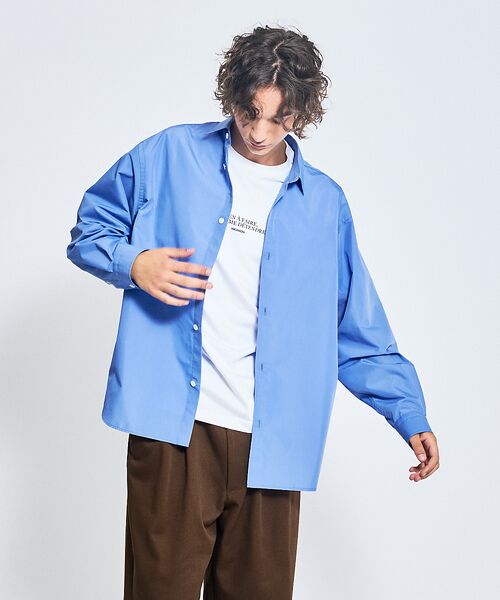 ABAHOUSE / アバハウス シャツ・ブラウス | オーバーサイズ レギュラーカラーシャツ / イージーケア | 詳細14