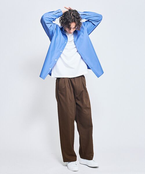 ABAHOUSE / アバハウス シャツ・ブラウス | オーバーサイズ レギュラーカラーシャツ / イージーケア | 詳細15