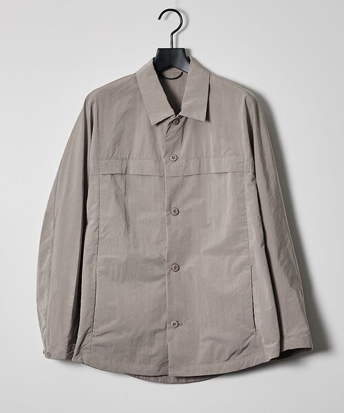 ABAHOUSE / アバハウス シャツ・ブラウス | 【セットアップ対応】TUCK＆DARTS ワッシャーナイロン シャツブルゾン / | 詳細3