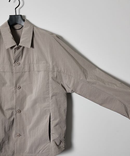 ABAHOUSE / アバハウス シャツ・ブラウス | 【セットアップ対応】TUCK＆DARTS ワッシャーナイロン シャツブルゾン / | 詳細7