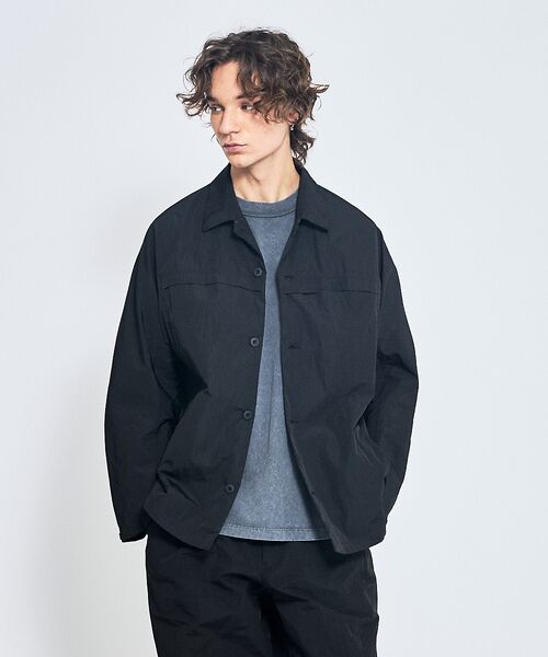 ABAHOUSE / アバハウス シャツ・ブラウス | 【セットアップ対応】TUCK＆DARTS ワッシャーナイロン シャツブルゾン / | 詳細11