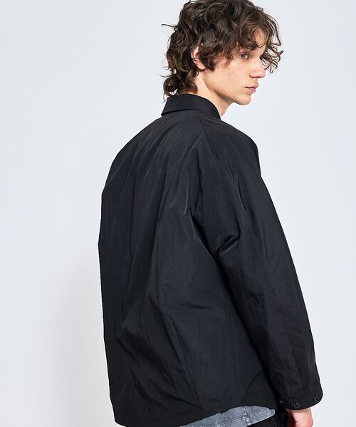 ABAHOUSE / アバハウス シャツ・ブラウス | 【セットアップ対応】TUCK＆DARTS ワッシャーナイロン シャツブルゾン / | 詳細22