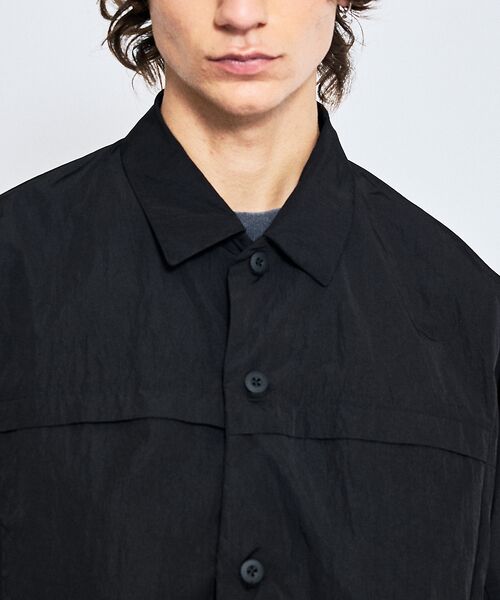 ABAHOUSE / アバハウス シャツ・ブラウス | 【セットアップ対応】TUCK＆DARTS ワッシャーナイロン シャツブルゾン / | 詳細14