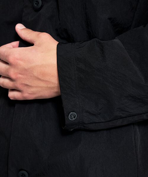ABAHOUSE / アバハウス シャツ・ブラウス | 【セットアップ対応】TUCK＆DARTS ワッシャーナイロン シャツブルゾン / | 詳細16