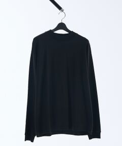ABAHOUSE / アバハウス Tシャツ | シルケットポンチ モックネック ロンT / オーバーサイズ