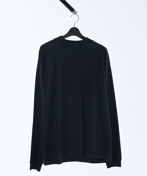 ABAHOUSE / アバハウス Tシャツ | シルケットポンチ モックネック ロンT / オーバーサイズ | 詳細19