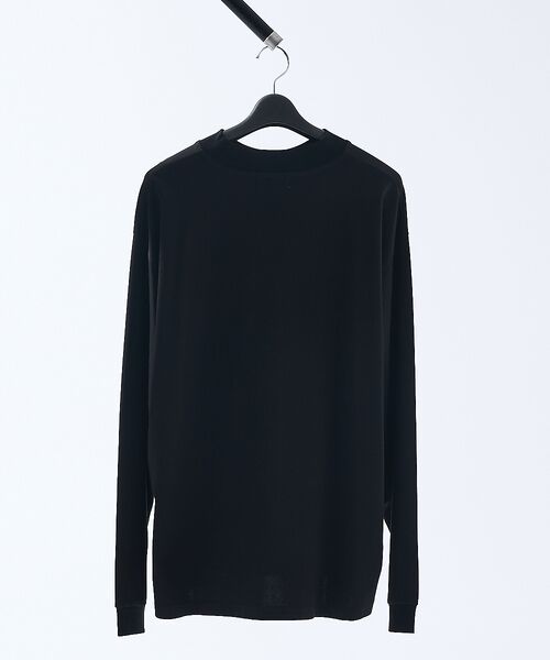 ABAHOUSE / アバハウス Tシャツ | シルケットポンチ モックネック ロンT / オーバーサイズ | 詳細20